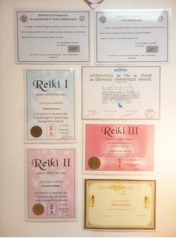 diplomes Christelle Groyer